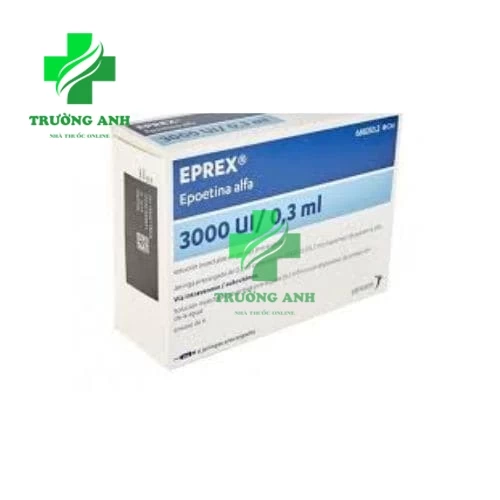 Eprex 3000UI Cilag - Thuốc hỗ trợ điều trị thiếu máu hiệu quả